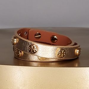 Tori Burch Gold Wrap Bracelet